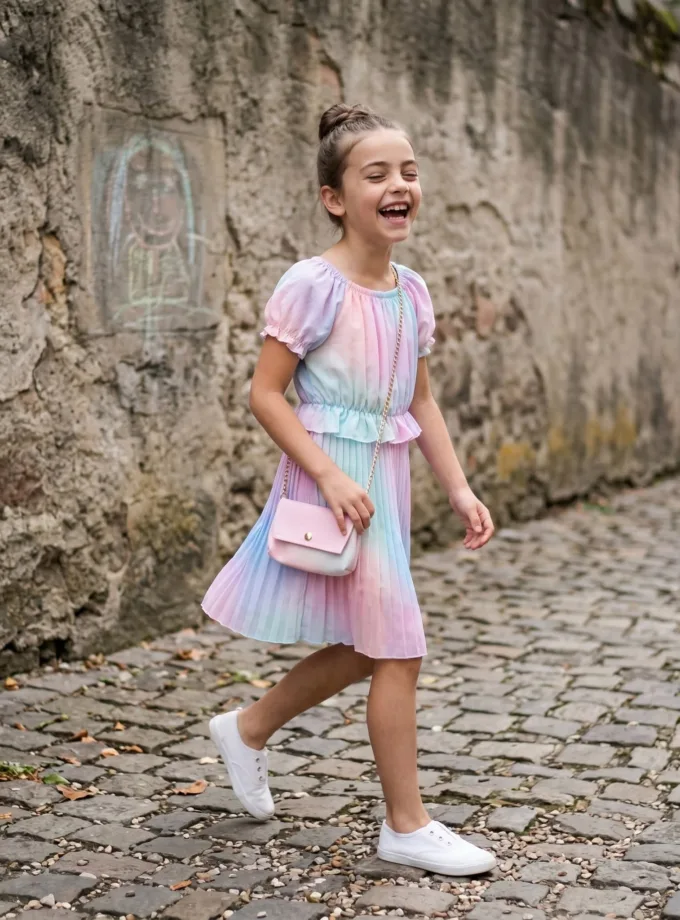 Φόρεμα Rainbow Junior