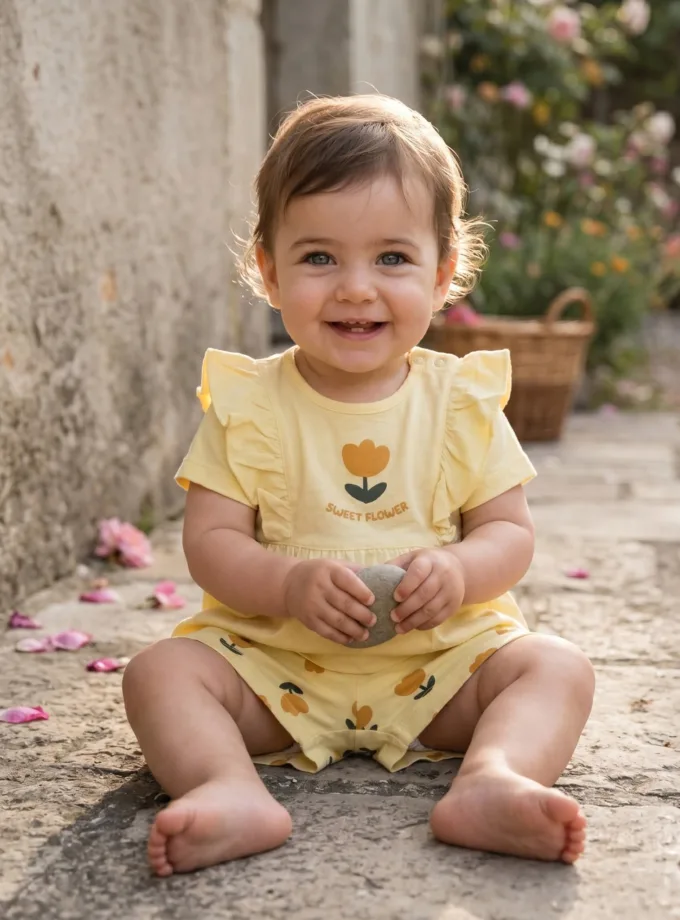 Σύνολο Τουλίπα Κίτρινο Bebe