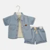 Denim Σύνολο με Ρίγες Bebe