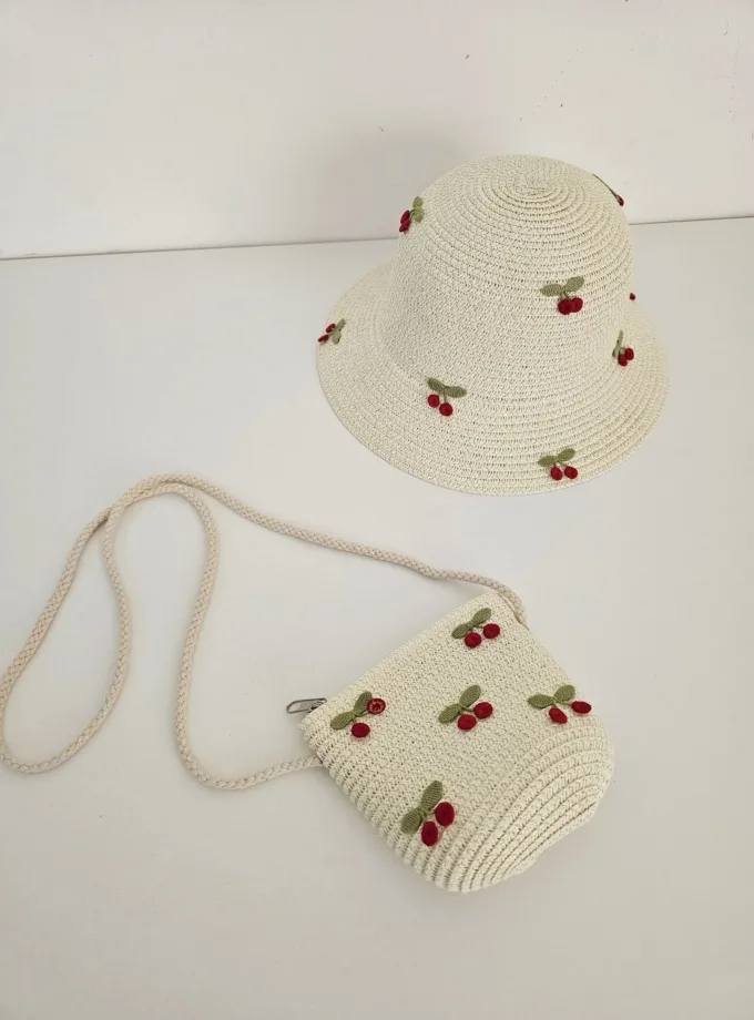 Σετ Τσάντα-Καπέλο Cherries