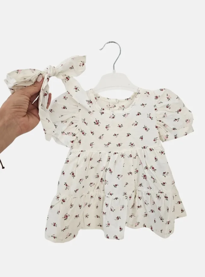 Φόρεμα Floral με Ζωνίτσα Mini