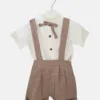 Σαλοπέτα Λινό Πουκάμισο Μπεζ Bebe