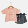 Σύνολο Bows Salmon Mini