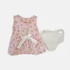 Σύνολο Floral Pink με Φουφούλα Bebe