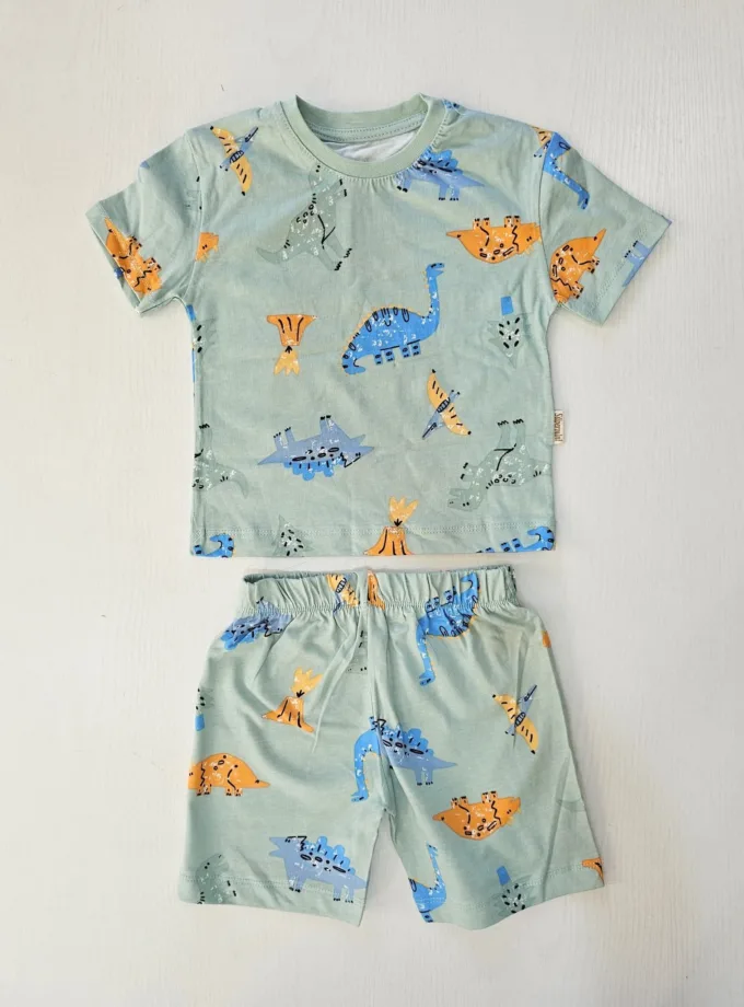 Μπιτζάμα Dinos Μέντα Mini