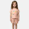 Μπιτζάμα Rainbows Σομόν Mini