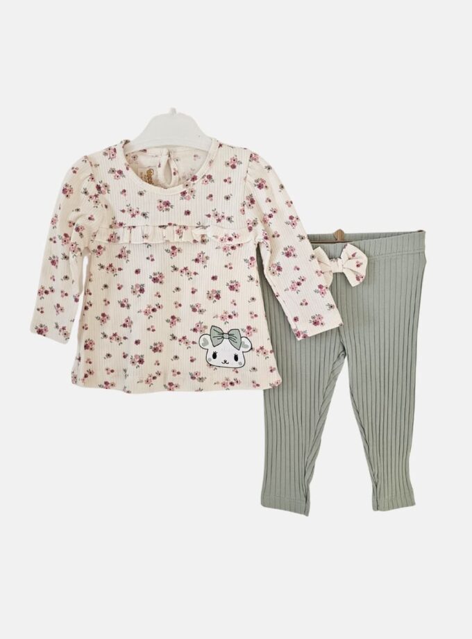 Σετ Floral με Βεραμάν Κολάν Bear