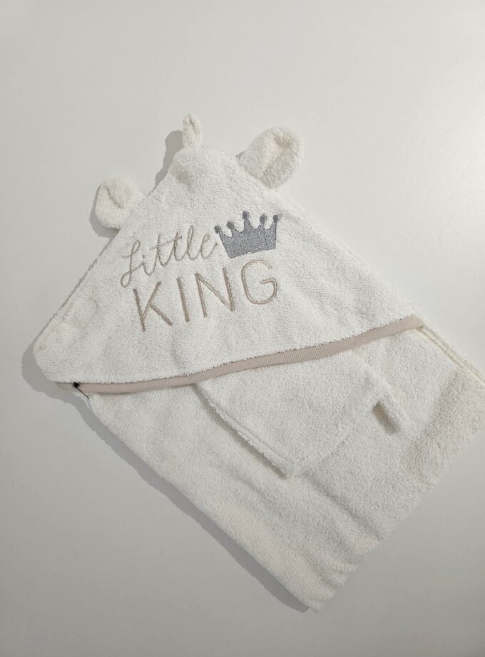 Μπουρνούζι-Κάπα Little King Εκρού